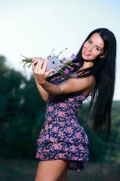 black hair freckles naked beautiful nude pic